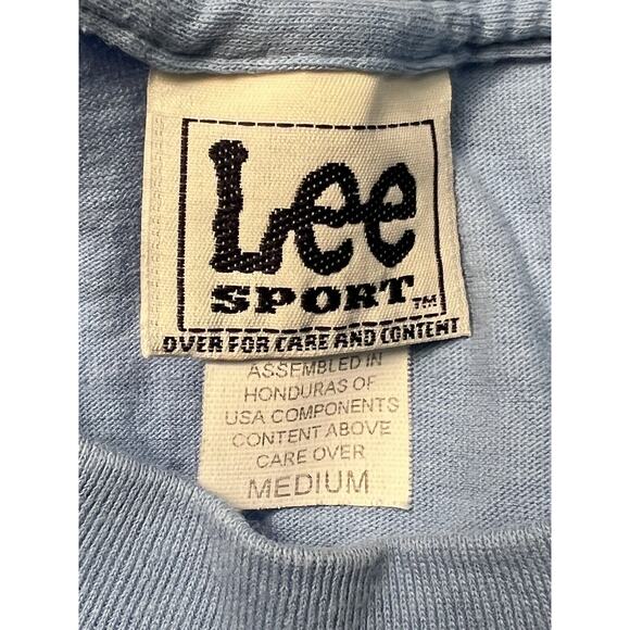 Lee Men’s Size M Crew Neck‎ Pullover Graphic Blue - Picture 4 of 8